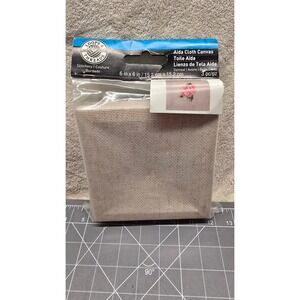 Loops & Threads Aida Cloth Canvas Oatmeal 6x6 Cross Stitch 3 Pack 417846
